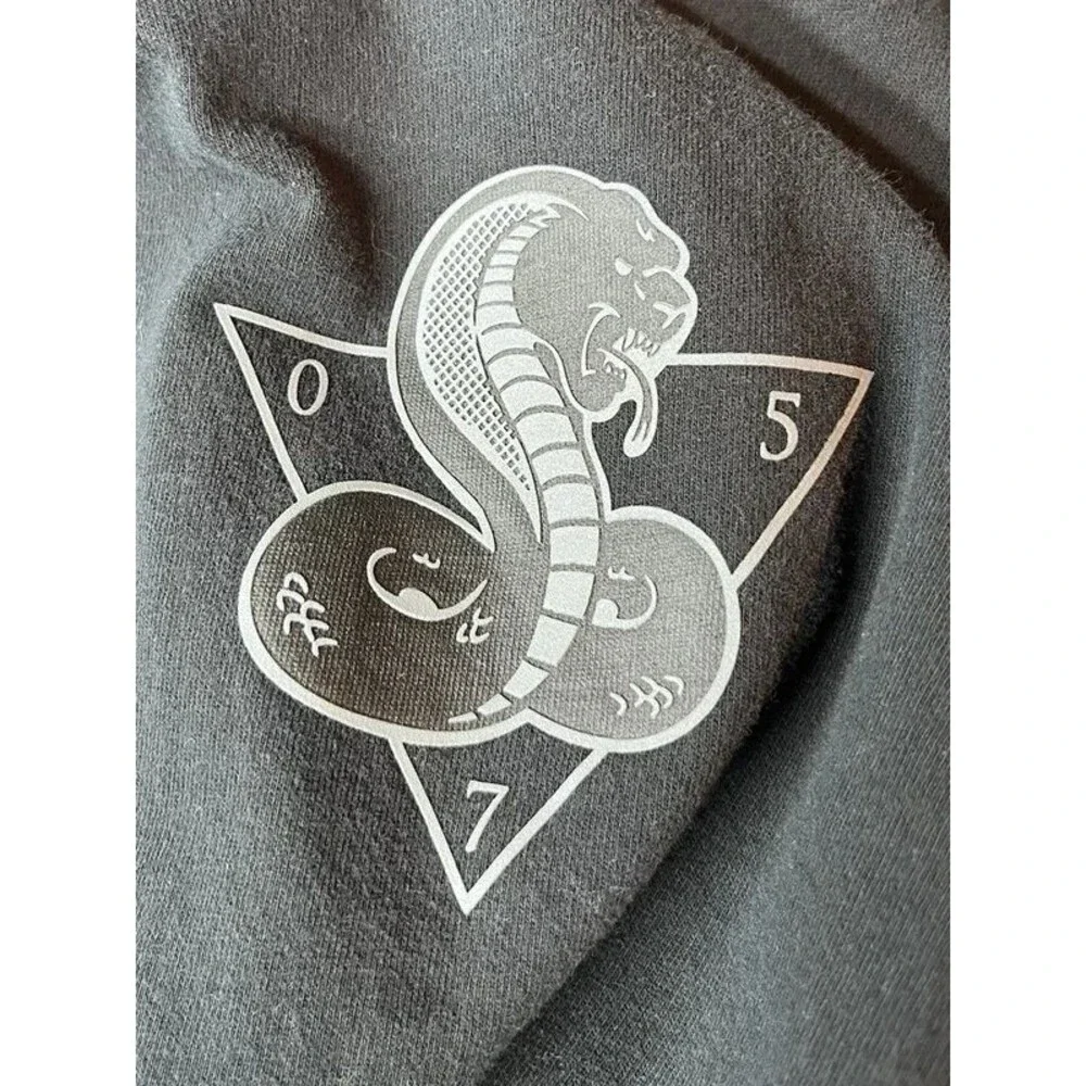 Nike L/S Tee Shirt AM Crew Snake Cobra Non Ducor Swoosh Cotton Black Men’s XL